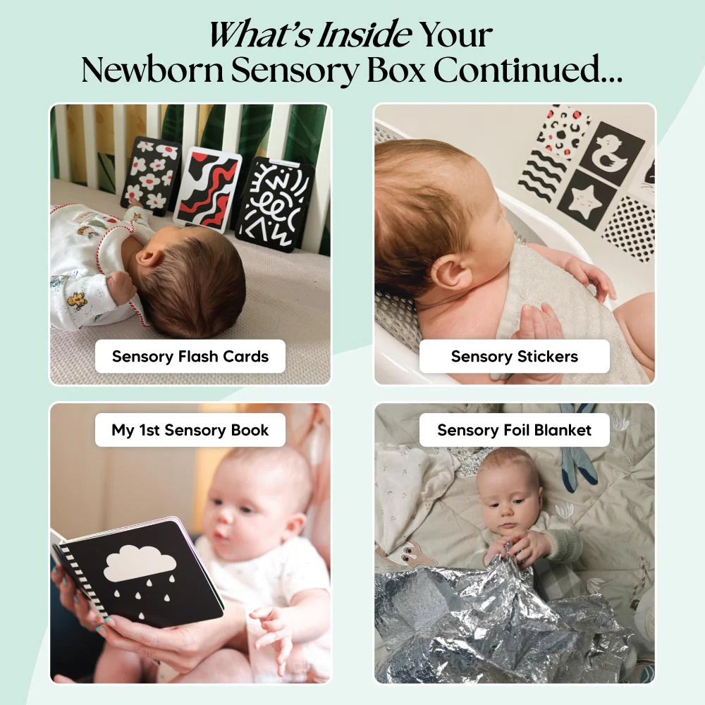 Newborn Sensory Box – 0+ Months Baby Play Kit for Early Learning & Development