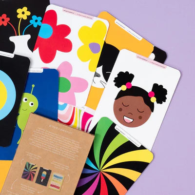 3+ Month Colour Sensory Cards – Bright & Engaging Flashcards for Toddlers