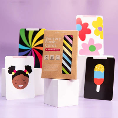 3+ Month Colour Sensory Cards – Bright & Engaging Flashcards for Toddlers