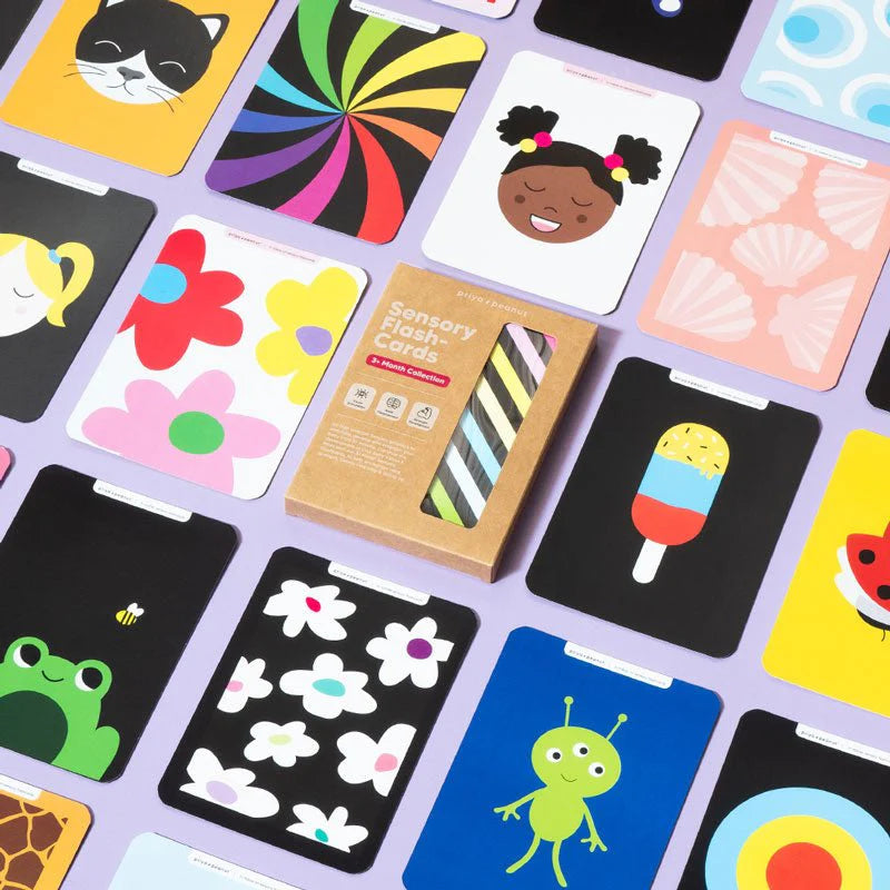 3+ Month Colour Sensory Cards – Bright & Engaging Flashcards for Toddlers